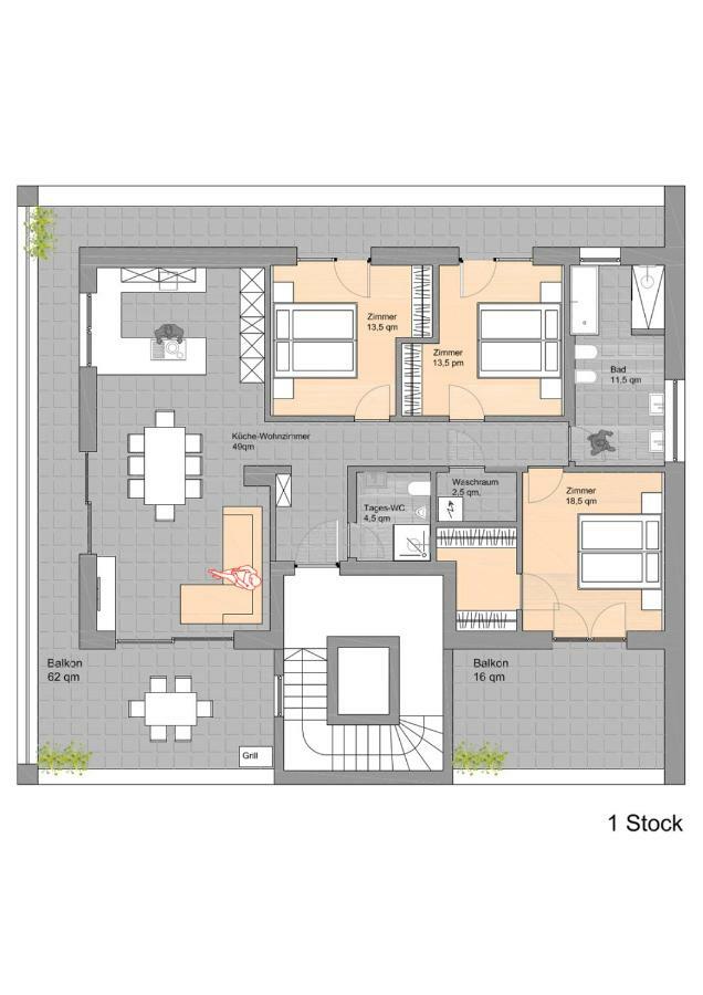 Family Apartment Julia 泰尔梅诺 外观 照片